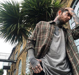 Plaid Long Sleeve Flannel Shirt
