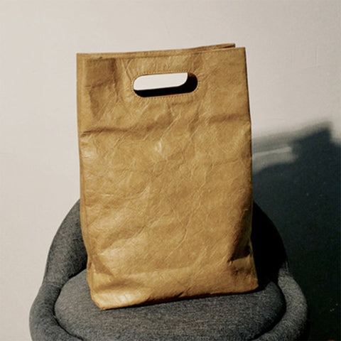 Vegan Leather "Paper" Bag