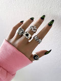 8 Ball Poker Ring Set
