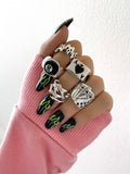 8 Ball Poker Ring Set