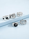 8 Ball Poker Ring Set