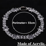 Transparent Acrylic Barbed Wire  Chain