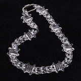 Transparent Acrylic Barbed Wire  Chain