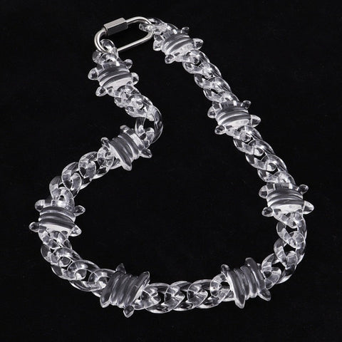 Transparent Acrylic Barbed Wire  Chain