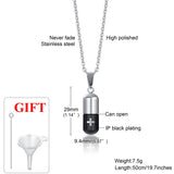 Hollow Pill Case Necklace