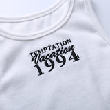 Temptation Vacation 1994 Ribbed Top