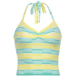 Knitted Y2K Halter Top