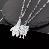 Spongebob Patrick Friendship Necklace