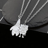 Spongebob Patrick Friendship Necklace