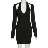 2 Piece Black Mini Dress