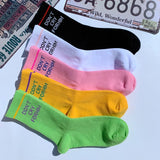 "Don't Cry For Him" Socks