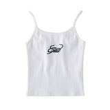 GIA Diamond Embroidered Ribbed Top