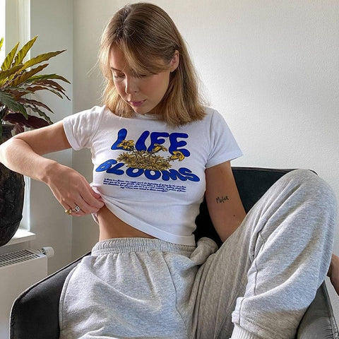 "Life Blooms" Tee