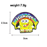 "Fuck Off" Spongebob Pin