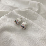 Milk Box Earrings