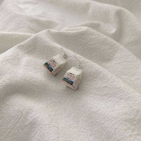 Milk Box Earrings