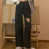 Heart Cut Mom Jeans