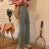 Heart Cut Mom Jeans