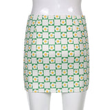 Floral Mini Skirt