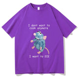 "I Don't Want To Cook Anymore" Tee