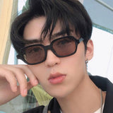 Unisex Oval Tinted Glasses