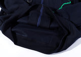 Oversized Smiley Weed Zip Up Hoodie
