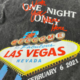 Flaming Dice Distressed Oversized Tee