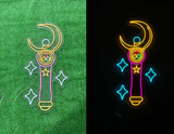 Sailor Moon Wand Neon Light