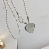 Mirror Heart Locket Bag