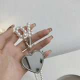 Mirror Heart Locket Bag