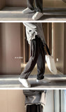 Pleated Corduroy Wide Trousers