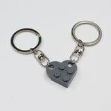 2Pcs Lego Love Keychain