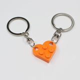 2Pcs Lego Love Keychain