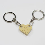 2Pcs Lego Love Keychain