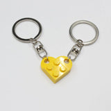 2Pcs Lego Love Keychain