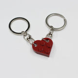 2Pcs Lego Love Keychain
