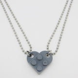 2Pcs Lego Love Keychain