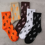 Chrome Cross Socks