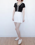 Striped Knitted Crop Top