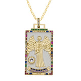 Diamond Tarot Card Necklaces
