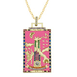 Diamond Tarot Card Necklaces