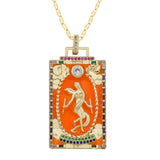 Diamond Tarot Card Necklaces