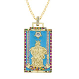 Diamond Tarot Card Necklaces