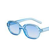 Unisex Oval Tinted Glasses