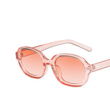 Unisex Oval Tinted Glasses