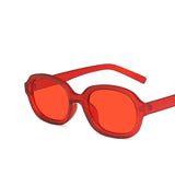 Unisex Oval Tinted Glasses
