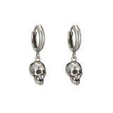 Sterling Silver Skull Earrings