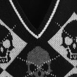Skull Knit Vest