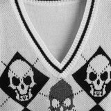 Skull Knit Vest