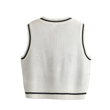 Skull Knit Vest